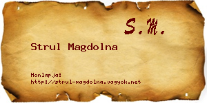 Strul Magdolna névjegykártya